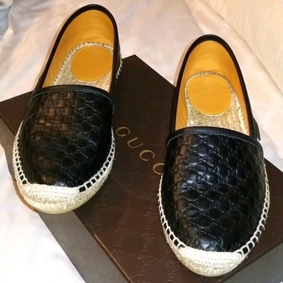 Gucci leather Espadrilles 37/7 - Picture 1 of 1